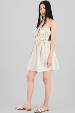 Shasa Smock Strappy Mini Dress