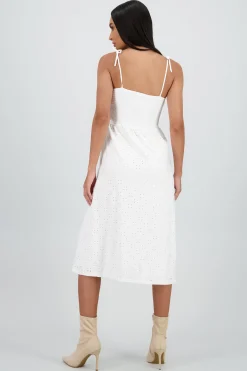 Shasa Smocked Midi Dress