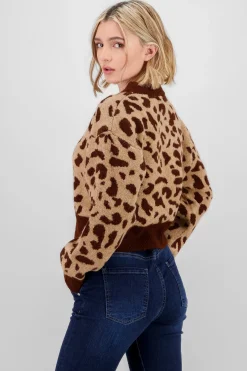 Shasa Soft Animal Print Sweater
