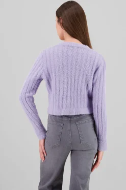 Shasa Soft Cardigan with Patch Detail
