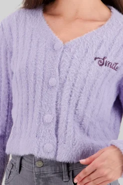 Shasa Soft Cardigan with Patch Detail