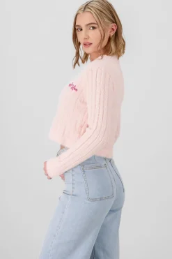 Shasa Soft Cardigan with Patch Detail