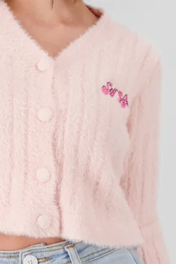 Shasa Soft Cardigan with Patch Detail