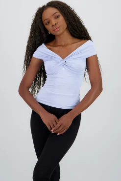 Shasa Soft Fabric Knot Top