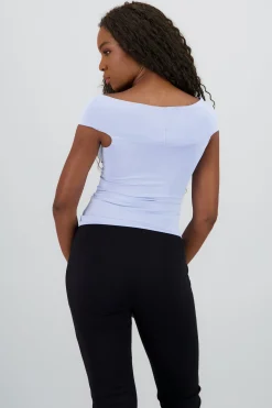 Shasa Soft Fabric Knot Top