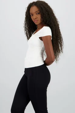 Shasa Soft Fabric Knot Top