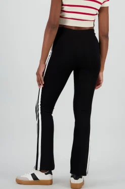 Shasa Soft Flare Pants with Stripes