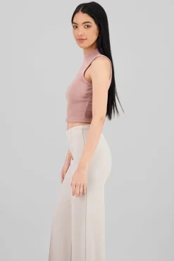 Shasa Soft Ribbed Sleeveless Top