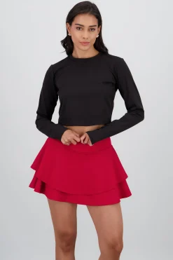 Shasa Soft Round Neck Long Sleeve Top
