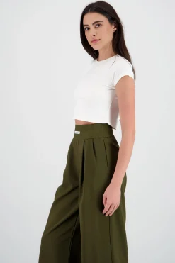 Shasa Soft Round Neck Short Sleeve Top