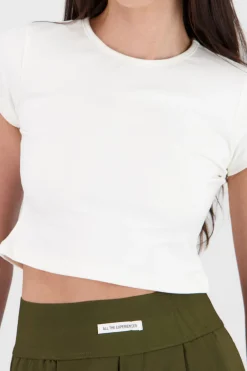 Shasa Soft Round Neck Short Sleeve Top