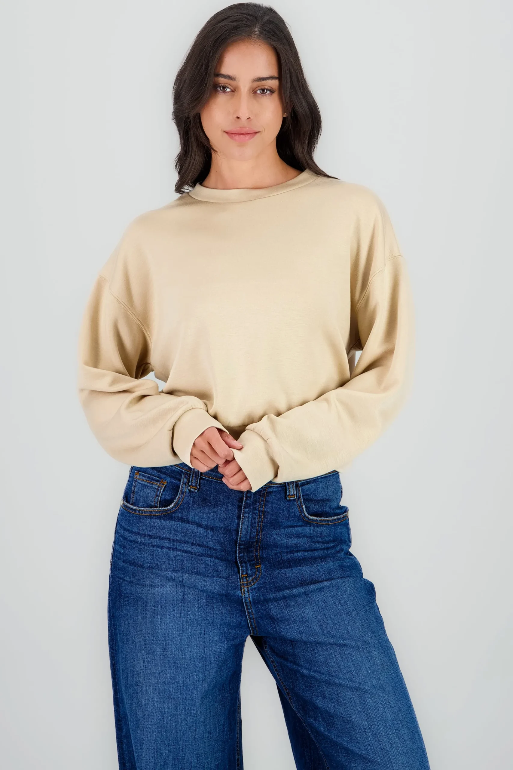 Shasa Soft Solid Sweatshirt