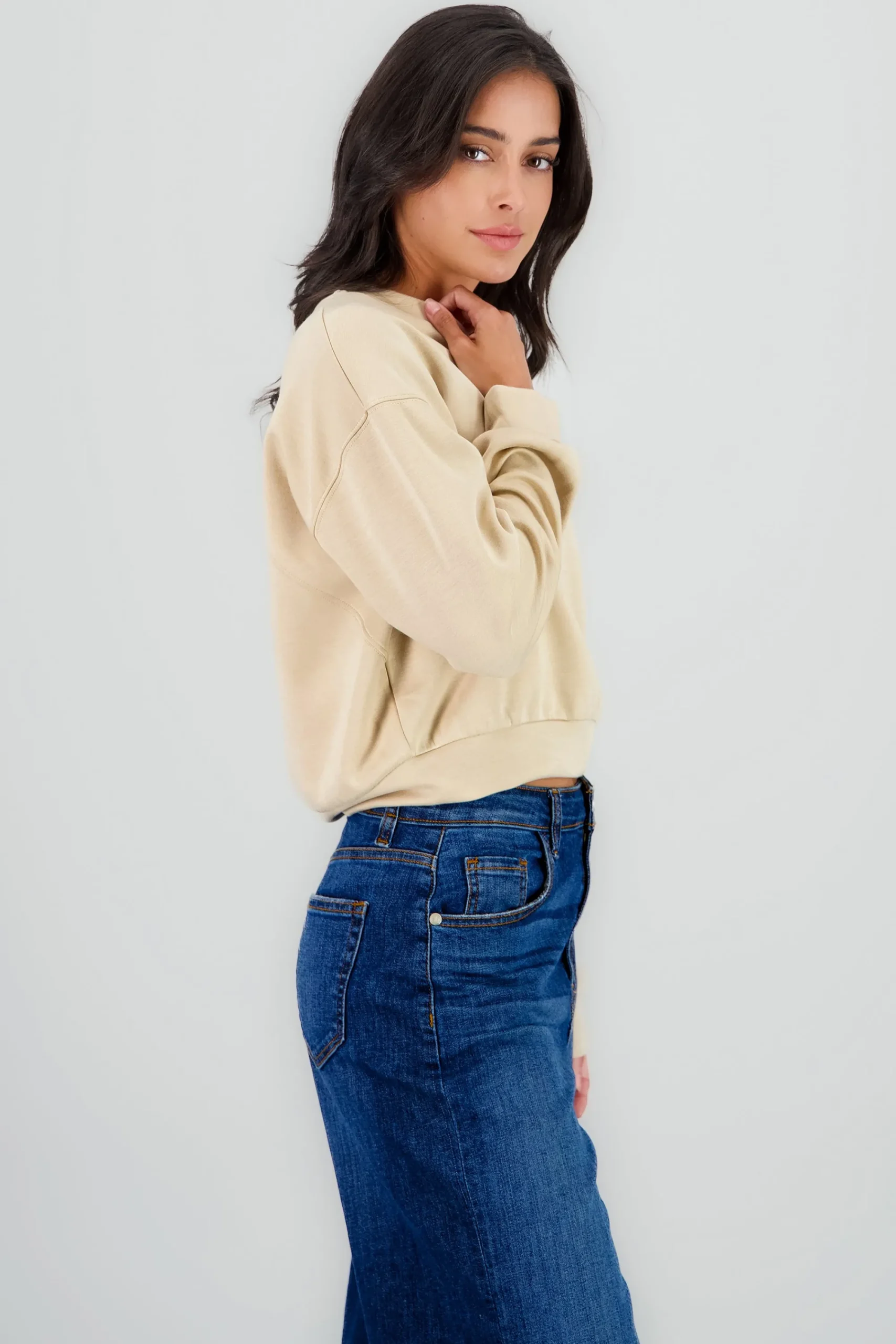 Shasa Soft Solid Sweatshirt