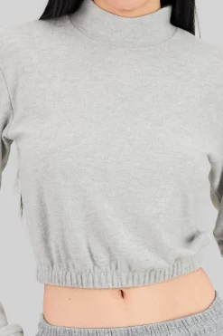 Shasa Soft Texture High Neck Sweater