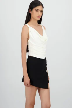 Shasa Soft Textured Sleeveless Top