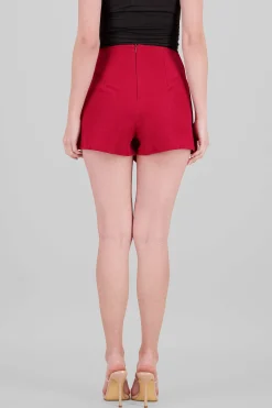 Shasa Solid Asymmetric Skirt