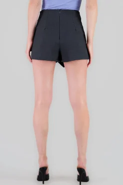 Shasa Solid Asymmetric Skirt
