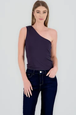 Shasa Solid Asymmetrical Top
