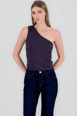 Shasa Solid Asymmetrical Top