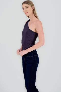 Shasa Solid Asymmetrical Top