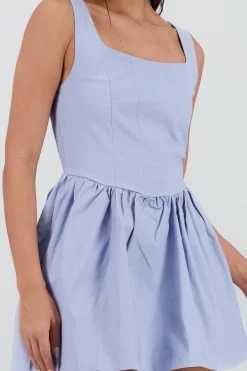 Shasa Solid Balloon Dress