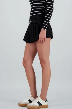 Shasa Solid Belt Skort