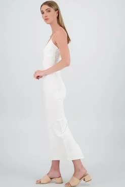 Shasa Solid Bodycon Maxi Dress
