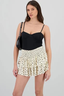 Shasa Solid Bodysuit with Cups