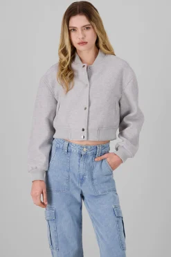 Shasa Solid Bomber Jacket