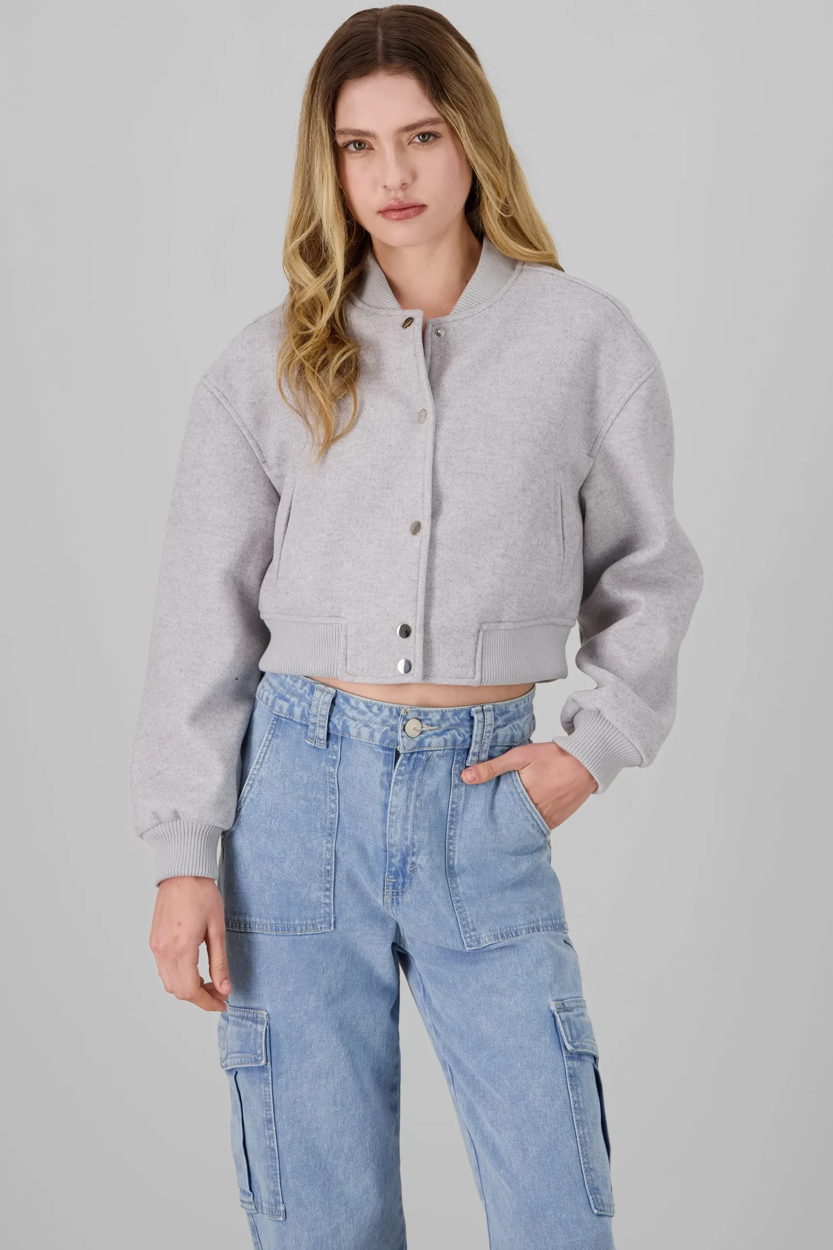 Shasa Solid Bomber Jacket