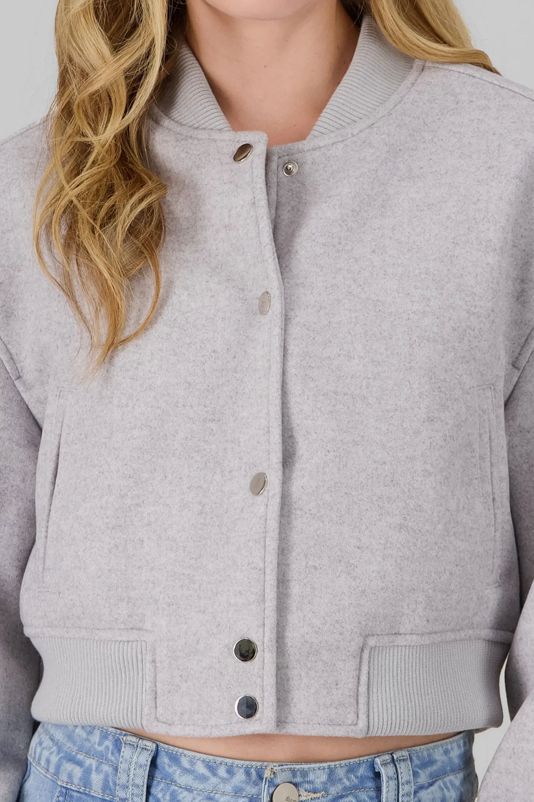 Shasa Solid Bomber Jacket