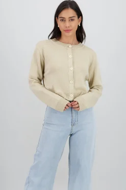 Shasa Solid Buttoned Cardigan