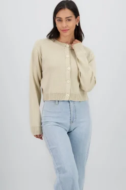 Shasa Solid Buttoned Cardigan
