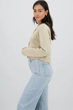 Shasa Solid Buttoned Cardigan