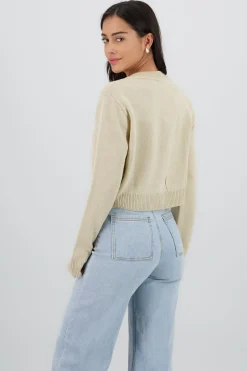 Shasa Solid Buttoned Cardigan