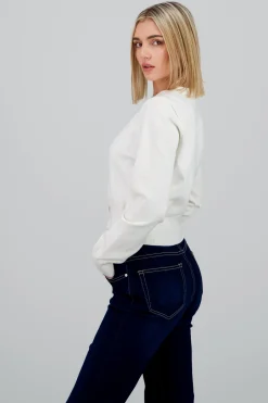 Shasa Solid Buttoned Sweater