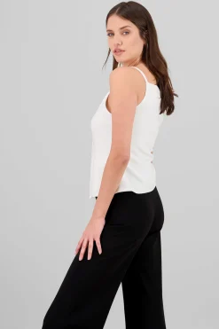 Shasa Solid Buttoned Top