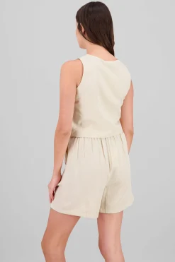 Shasa Solid Buttoned Vest