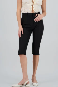 Shasa Solid Capri Pants