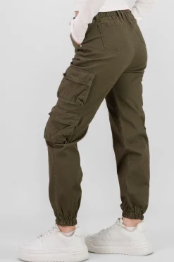 Shasa Solid Cargo Jeans