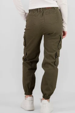 Shasa Solid Cargo Jeans