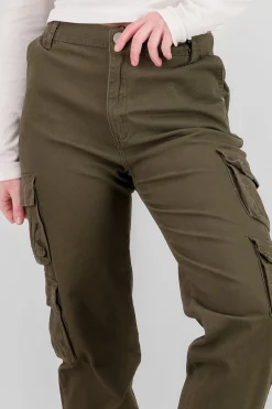Shasa Solid Cargo Jeans
