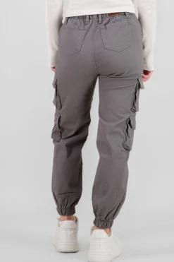 Shasa Solid Cargo Jeans
