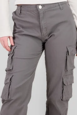 Shasa Solid Cargo Jeans