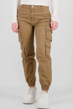 Shasa Solid Cargo Jeans