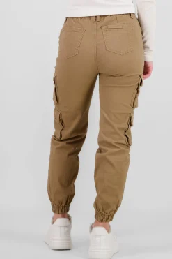 Shasa Solid Cargo Jeans