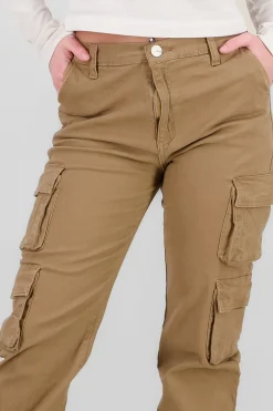 Shasa Solid Cargo Jeans
