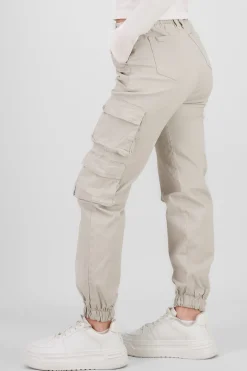 Shasa Solid Cargo Jeans