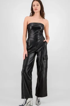Shasa Solid Cargo Jumpsuit