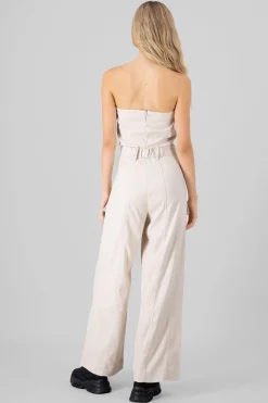 Shasa Solid Cargo Jumpsuit